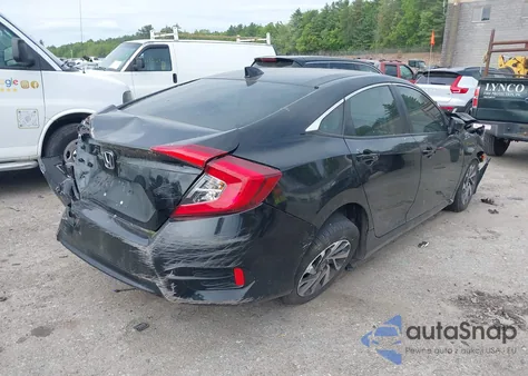 2018 Honda Civic Ex z USA, uszkodzony, nr VIN 19XFC2F73JE203605